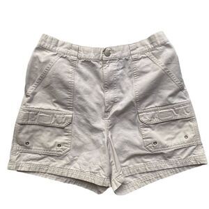 St. John’s Bay Canvas Shorts off White  Size 12